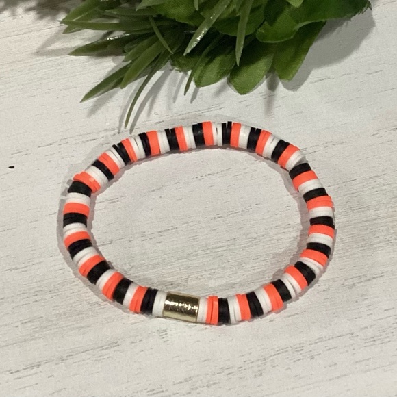 14K Gold Plated OSU Cowboys Custom Bracelet Stack - Picture 5 of 7